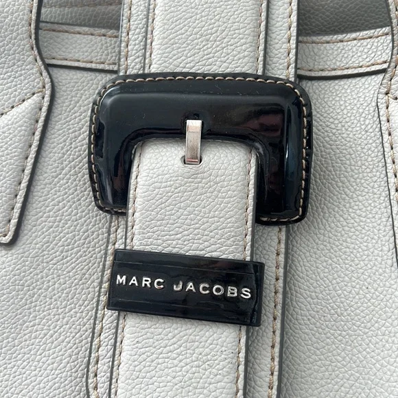 Marc Jacobs Leather Tote with Patent Buckle - Picture 2 of 7